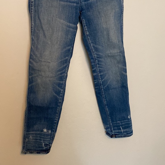 Madewell Slim Straight Jeans: Distressed Button-Front Edition - Picture 8 of 14